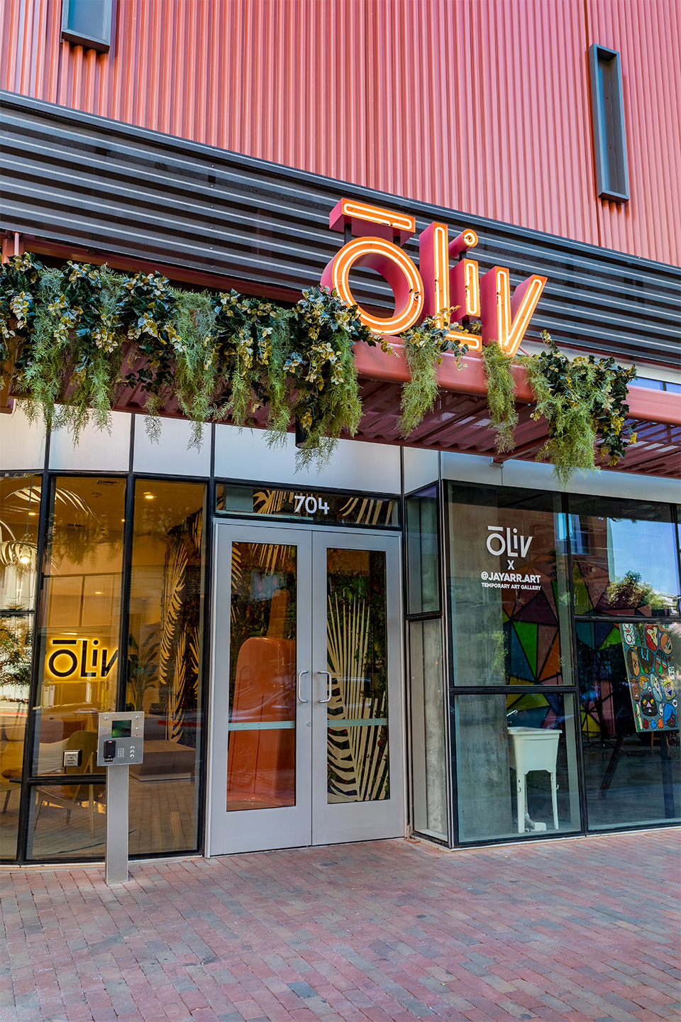 The exterior of oLiv Tempe