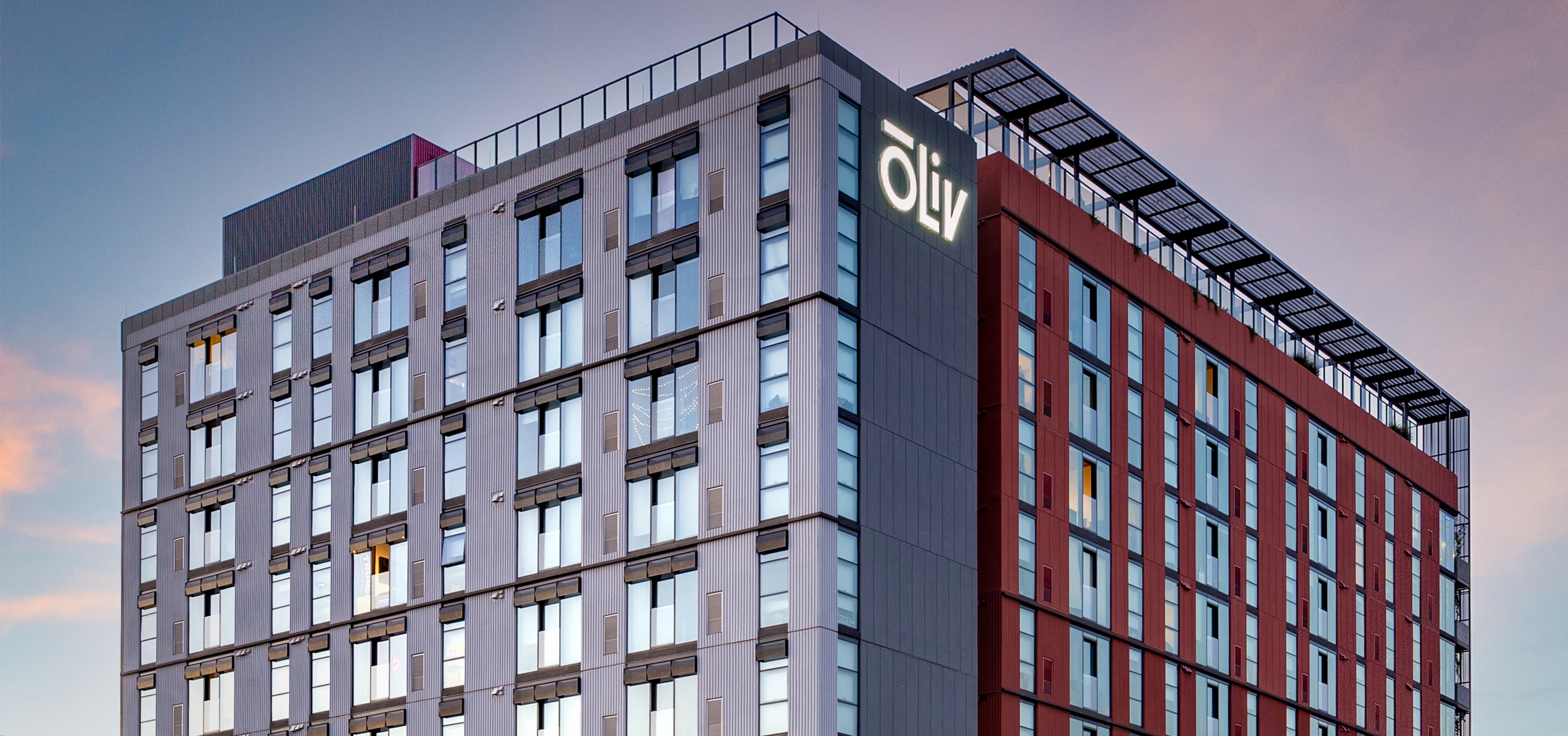 The exterior of oLiv Tempe